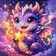 Vibrant, expressive animal avatar with diverse colors and unique style, perfect for user profile.
